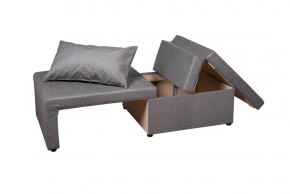 Кресло-кровать Милена (серый) Велюр в Ревде - revda.mebel-74.com | фото