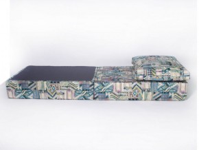 Кресло-кровать-пуф бескаркасное Окта (Велюр принт 2) в Ревде - revda.mebel-74.com | фото