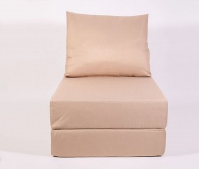 Кресло-кровать-пуф бескаркасное Прайм (Бежевый песочный) в Ревде - revda.mebel-74.com | фото