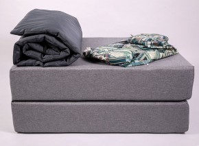Кресло-кровать-пуф бескаркасное Прайм (мехико серый-графит) в Ревде - revda.mebel-74.com | фото