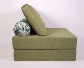 Кресло-кровать-пуф бескаркасное Прайм (Оливковый) в Ревде - revda.mebel-74.com | фото