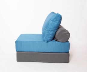 Кресло-кровать-пуф бескаркасное Прайм (синий-графит (Ф)) в Ревде - revda.mebel-74.com | фото