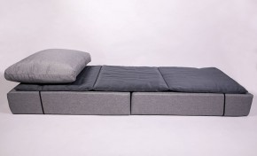 Кресло-кровать-пуф бескаркасное Прайм (сиреневый-серый) в Ревде - revda.mebel-74.com | фото