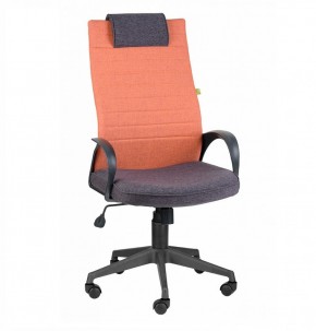 Кресло Квест HOME (Ткань КФ-28/КФ-13) оранжевый-сливовый в Ревде - revda.mebel-74.com | фото