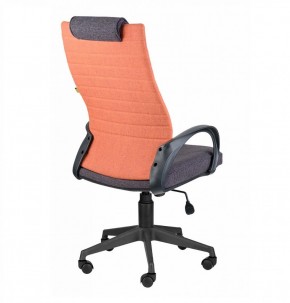 Кресло Квест HOME (Ткань КФ-28/КФ-13) оранжевый-сливовый в Ревде - revda.mebel-74.com | фото