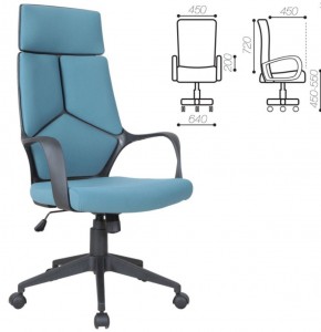 Кресло офисное BRABIX PREMIUM "Prime EX-515" (ткань, голубое) 531568 в Ревде - revda.mebel-74.com | фото