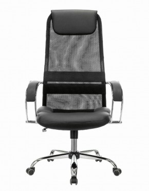 Кресло офисное BRABIX PREMIUM "Stalker EX-608 CH" (хром, ткань-сетка/кожзам, черное) 532091 в Ревде - revda.mebel-74.com | фото