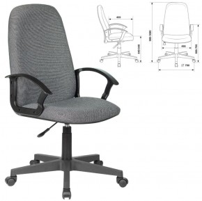 Кресло офисное BRABIX "Element EX-289", ткань, серое, 532093 в Ревде - revda.mebel-74.com | фото