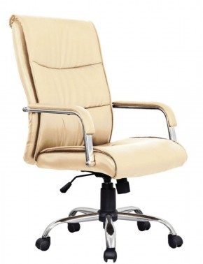 Кресло офисное BRABIX "Space EX-508" (экокожа, хром, бежевое) 531165 в Ревде - revda.mebel-74.com | фото