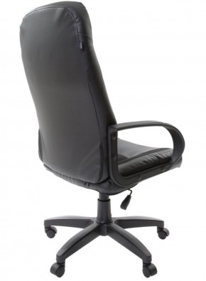 Кресло офисное BRABIX "Strike EX-525" (экокожа черная, ткань черная) 531381 в Ревде - revda.mebel-74.com | фото