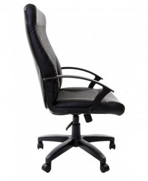 Кресло офисное BRABIX "Trust EX-535" (экокожа/черная/ткань серая) 531383 в Ревде - revda.mebel-74.com | фото
