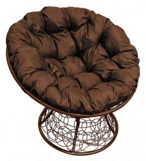 Кресло "ПАПАСАН" ротанг (каркас коричневый) в Ревде - revda.mebel-74.com | фото