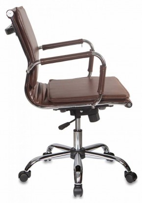 Кресло руководителя Бюрократ CH-993-LOW/BROWN коричневый в Ревде - revda.mebel-74.com | фото