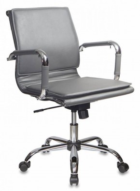 Кресло руководителя Бюрократ CH-993-LOW/GREY серый в Ревде - revda.mebel-74.com | фото