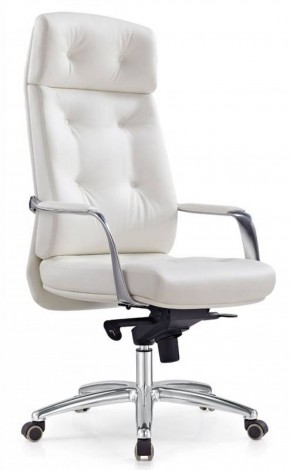 Кресло руководителя Бюрократ _DAO/WHITE белый в Ревде - revda.mebel-74.com | фото