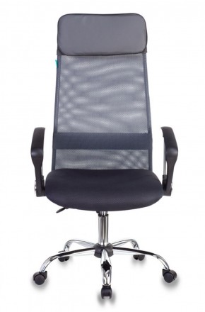 Кресло руководителя Бюрократ KB-6N/SL/DG/TW-12 серый в Ревде - revda.mebel-74.com | фото