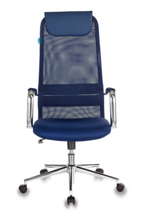 Кресло руководителя Бюрократ KB-9N/DB/TW-10N синий в Ревде - revda.mebel-74.com | фото