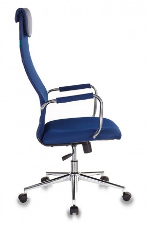 Кресло руководителя Бюрократ KB-9N/DB/TW-10N синий в Ревде - revda.mebel-74.com | фото