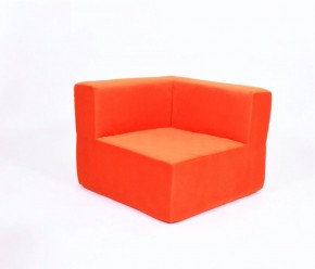 Кресло-угловое-модуль бескаркасное Тетрис 30 (Оранжевый) в Ревде - revda.mebel-74.com | фото