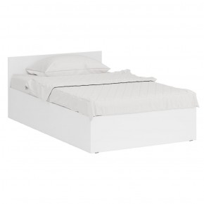 Кровать 1200 + Пенал Стандарт, цвет белый, ШхГхВ 123,5х203,5х70 + 45х52х200 см., сп.м. 1200х2000 мм., без матраса, основание есть в Ревде - revda.mebel-74.com | фото