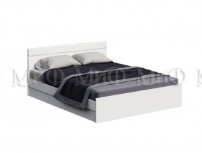 НЭНСИ NEW Кровать 1,4 м (Белый глянец холодный/Белый) в Ревде - revda.mebel-74.com | фото