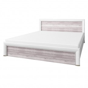 Кровать 160, OLIVIA, цвет вудлайн крем/дуб анкона в Ревде - revda.mebel-74.com | фото