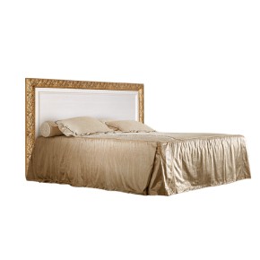Кровать 2-х спальная (1,4 м)Тиффани штрих-лак/золото с подъемным механизмом (ТФКР140-2[7]) в Ревде - revda.mebel-74.com | фото