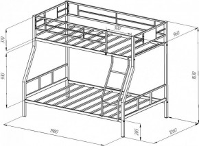 Кровать двухъярусная «Гранада-1» в Ревде - revda.mebel-74.com | фото