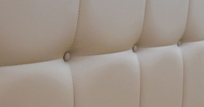 Кровать двойная Хлоя 160 + ортопед + ПМ + дно (арт. Пегасо капучино к/з (бежево-коричневый)) в Ревде - revda.mebel-74.com | фото