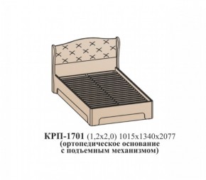 Кровать ЭЙМИ с подъемным механизмом КРП-1701 (1200х2000) Венге/патина серебро в Ревде - revda.mebel-74.com | фото
