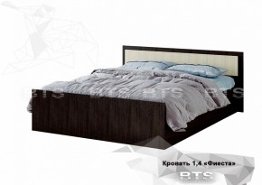 Кровать Фиеста 1400 LIGHT + Проложки LIGHT 1400 ДСП (Венге/Лоредо) в Ревде - revda.mebel-74.com | фото