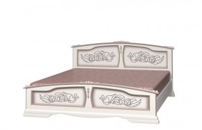 ЕЛЕНА Кровать из массива 1400 (Дуб Молочный) в Ревде - revda.mebel-74.com | фото
