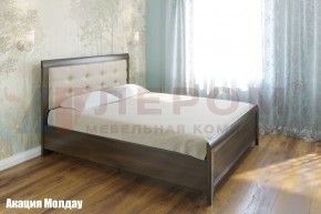 Кровать КР-1033 с мягким изголовьем в Ревде - revda.mebel-74.com | фото