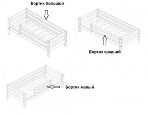 Кровать одноярусная Сонечка (800*1900) модульная в Ревде - revda.mebel-74.com | фото