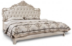 Кровать с мягким изголовьем Патрисия (1600) крем в Ревде - revda.mebel-74.com | фото