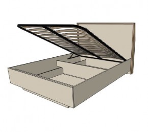Кровать с основанием с ПМ и местом для хранения (1400) в Ревде - revda.mebel-74.com | фото
