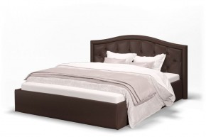 Кровать Стелла 1200 + Основание (Лесмо brown) коричневый в Ревде - revda.mebel-74.com | фото