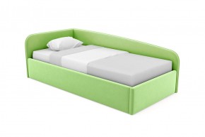 Кровать угловая Лэсли интерьерная +основание (90х200) в Ревде - revda.mebel-74.com | фото