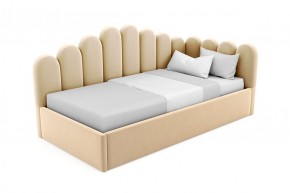 Кровать угловая Лилу интерьерная +основание (80х200) в Ревде - revda.mebel-74.com | фото