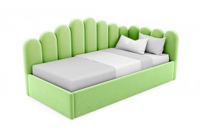 Кровать угловая Лилу интерьерная +основание (90х200) в Ревде - revda.mebel-74.com | фото