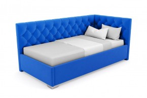 Кровать угловая Виола интерьерная +основание (120х200) в Ревде - revda.mebel-74.com | фото