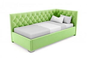 Кровать угловая Виола интерьерная +основание (90х200) в Ревде - revda.mebel-74.com | фото