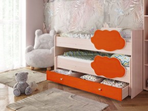 Кровать выкатная Соник на щитах (800*1600) с бортиком + ящик в Ревде - revda.mebel-74.com | фото