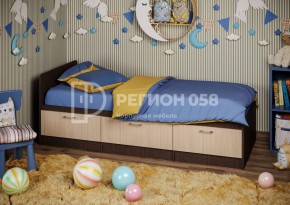 Кровать Юниор-5 ЛДСП в Ревде - revda.mebel-74.com | фото