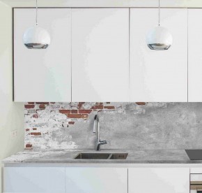 Кухонный фартук со столешницей (А-01) в едином стиле (3050 мм) в Ревде - revda.mebel-74.com | фото