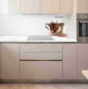 Кухонный фартук со столешницей (А-012) в едином стиле (3050 мм) в Ревде - revda.mebel-74.com | фото