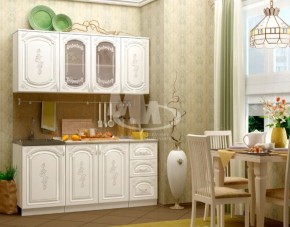 ЛИЗА-2 Кухонный гарнитур 1,7 Белый глянец холодный в Ревде - revda.mebel-74.com | фото