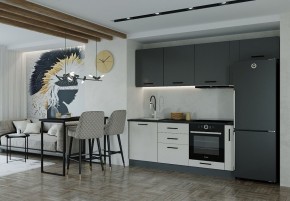 Кухонный гарнитур Лофт 2550 (Стол. 26мм) в Ревде - revda.mebel-74.com | фото