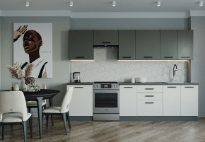 Кухонный гарнитур Лофт 3000 (Стол. 38мм) в Ревде - revda.mebel-74.com | фото