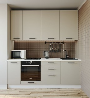 Кухонный гарнитур Шампань 2200 (Стол. 26мм) в Ревде - revda.mebel-74.com | фото